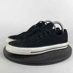 Converse All Star Chuck Taylor Low Black Suede Women’s Size 8